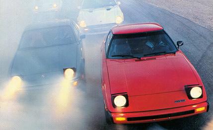 Alfa Romeo Spider vs. Chevy Corvette, Datsun 280-ZX, Fiat Spider 2000, Mazda RX-7, Porsche 924