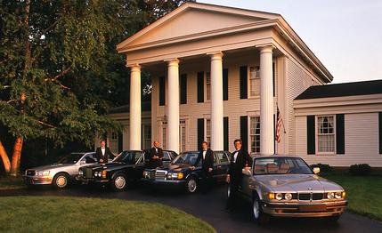 BMW 750iL vs. Mercedes-Benz 560SEL, Lexus LS400, Bentley Turbo R