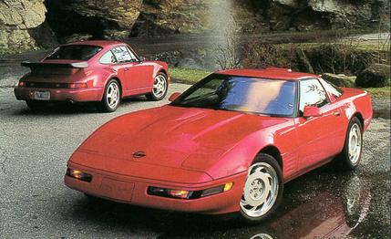 1991 Chevrolet Corvette ZR-1 vs. 1991 Porsche 911 Turbo