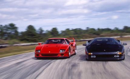 Judgment Day: Ferrari F40 Meets Lamborghini Diablo