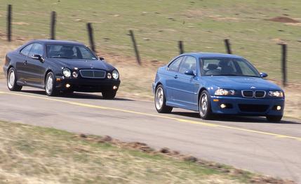 BMW M3 vs. M-B CLK55 AMG