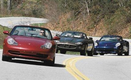 Jaguar XKR vs. Panoz Esperante, Porsche 911 Carrera