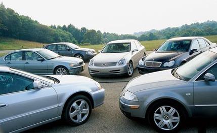 2002 VW Passat vs. M-B C320, Infiniti G35, Acura 3.2TL, Audi A4, BMW 330i