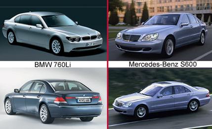 2003 BMW 760Li vs. M-B S600