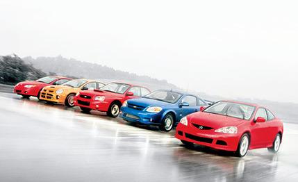 Acura RSX Type-S vs. Chevy Cobalt SS Supercharged, Dodge SRT4 ACR, Saturn Ion Red Line, Subaru Impreza WRX