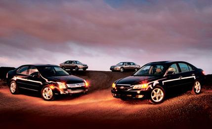 2006 Ford Fusion, vs. Honda Accord, Hyundai Sonata, Toyota Camry