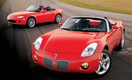 2006 Mazda MX-5 Miata vs. Pontiac Solstice