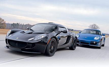 2006 Lotus Exige vs. 2006 Porsche Cayman S