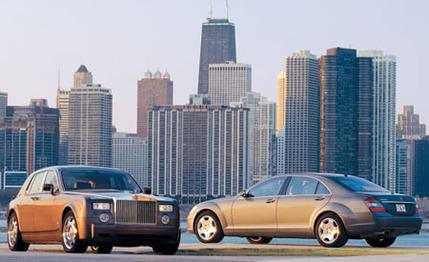 2007 Mercedes-Benz S600 vs. 2006 Rolls-Royce Phantom