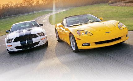 2006 Chevrolet Corvette vs. 2007 Ford Mustang Shelby GT500
