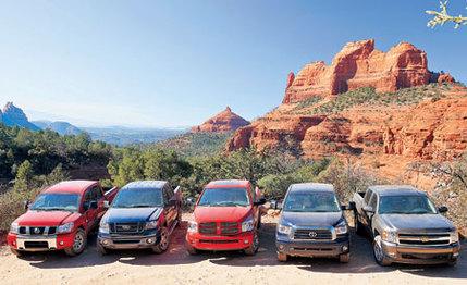 2007 Chevy Silverado vs. Dodge Ram, Ford F-150, Nissan Titan, Toyota Tundra