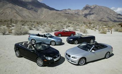 2007 VW Eos vs. Audi A4, BMW 328i, Volvo C70, Saab 9-3