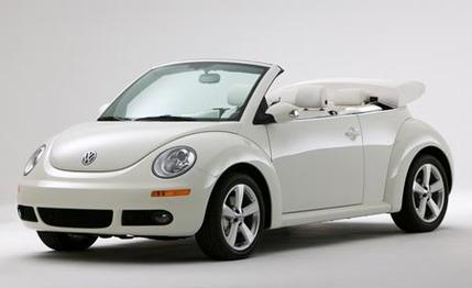 2007 Volkswagen Triple White New Beetle Convertible