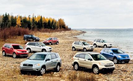 2008 Toyota RAV4 vs. Honda CR-V, Nissan Rogue, Ford Escape, and Five More Compact SUVs