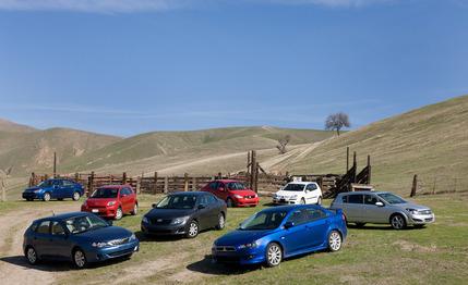 2009 Toyota Corolla vs. Ford Focus, VW Rabbit, Subaru Impreza, and Four More Economy Cars
