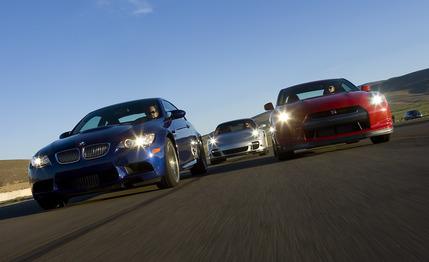 2008 BMW M3 vs. 2009 Nissan GT-R vs. 2008 Porsche 911 Turbo