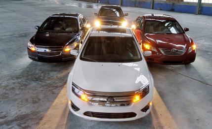 2010 Ford Fusion Hybrid vs. Camry Hybrid, Altima Hybrid, and Malibu Hybrid