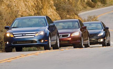 2010 Ford Fusion vs. Mazda 6, Honda Accord