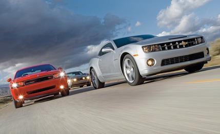 2010 Chevy Camaro SS vs. 2010 Ford Mustang GT, 2009 Dodge Challenger R/T