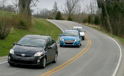 2010 Honda Insight vs. 2010 Toyota Prius, 1998 Chevy Metro