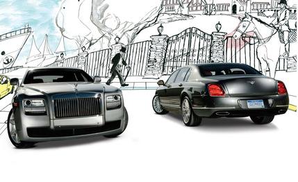 2010 Bentley Continental Flying Spur Speed vs. 2011 Rolls-Royce Ghost