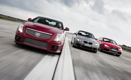 2011 Audi RS5 vs. 2010 BMW M3, 2011 Cadillac CTS-V