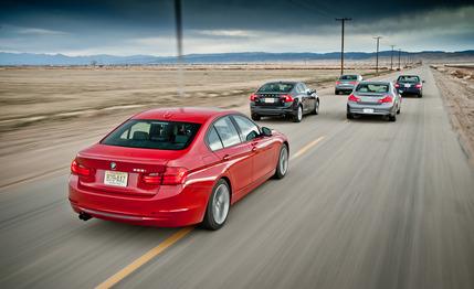 2012 BMW 328i vs. 2012 Audi A4 2.0T, 2012 Infiniti G25, 2012 Mercedes-Benz C250 Sport, 2012 Volvo S60 T6 AWD