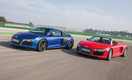 2014 Audi R8 Coupe and Spyder