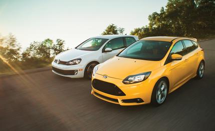 2013 Ford Focus ST vs. 2012 Volkswagen GTI