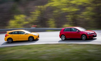 2015 Volkswagen GTI vs. 2013 Ford Focus ST