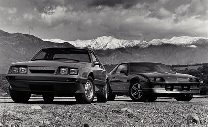 1986 Ford Mustang LX 5.0 vs. Chevrolet Camaro IROC-Z