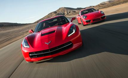 2014 Chevrolet Corvette Stingray Z51 vs. 2014 Porsche 911 Carrera S