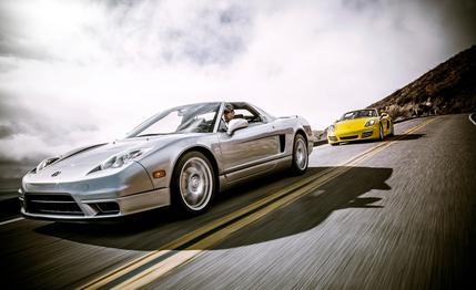 New vs. Old: 2013 Porsche Boxster vs. 2005 Acura NSX-T