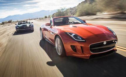 2014 Chevrolet Corvette Stingray Convertible vs. 2014 Jaguar F-type V-8 S