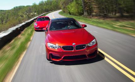 2015 BMW M4 vs. 2014 Porsche 911 Carrera