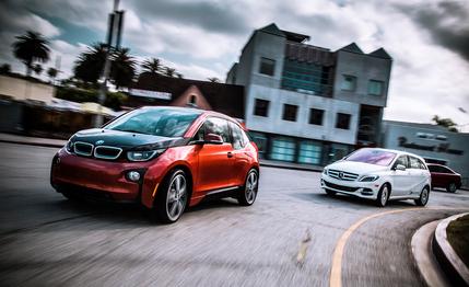 2014 BMW i3 vs. 2014 Mercedes-Benz B-class Electric Drive