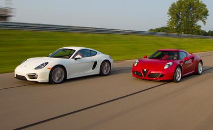 2015 Alfa Romeo 4C vs. 2014 Porsche Cayman