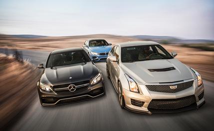 2015 BMW M3 vs. 2015 Mercedes-AMG C63 S, 2016 Cadillac ATS-V