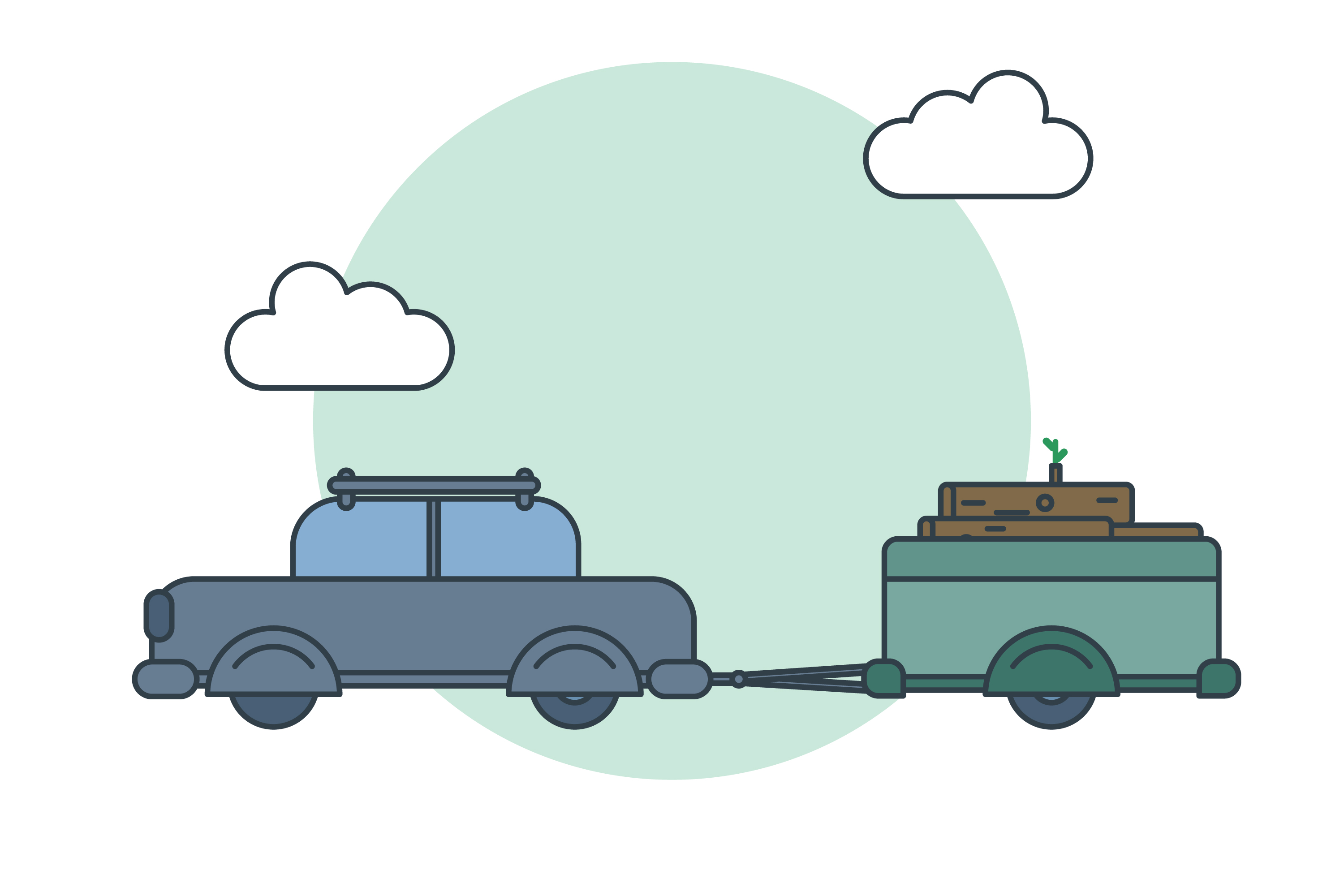 How to Calculate Gas Mileage When Towing a Trailer