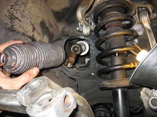 How to change Inner tie rod end on Audi A6 quattro