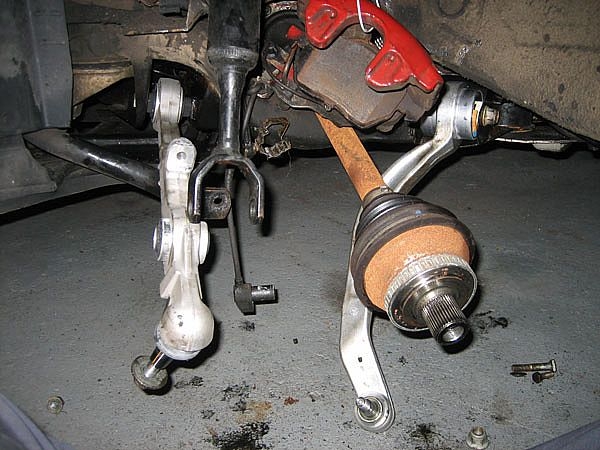 How to change Front Control Arms on Audi A6 Quattro