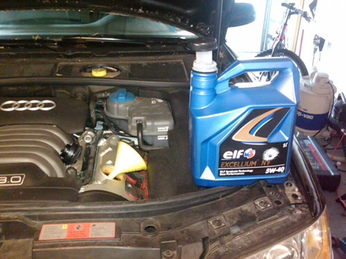 How to change engine oil on Audi A6 Quattro