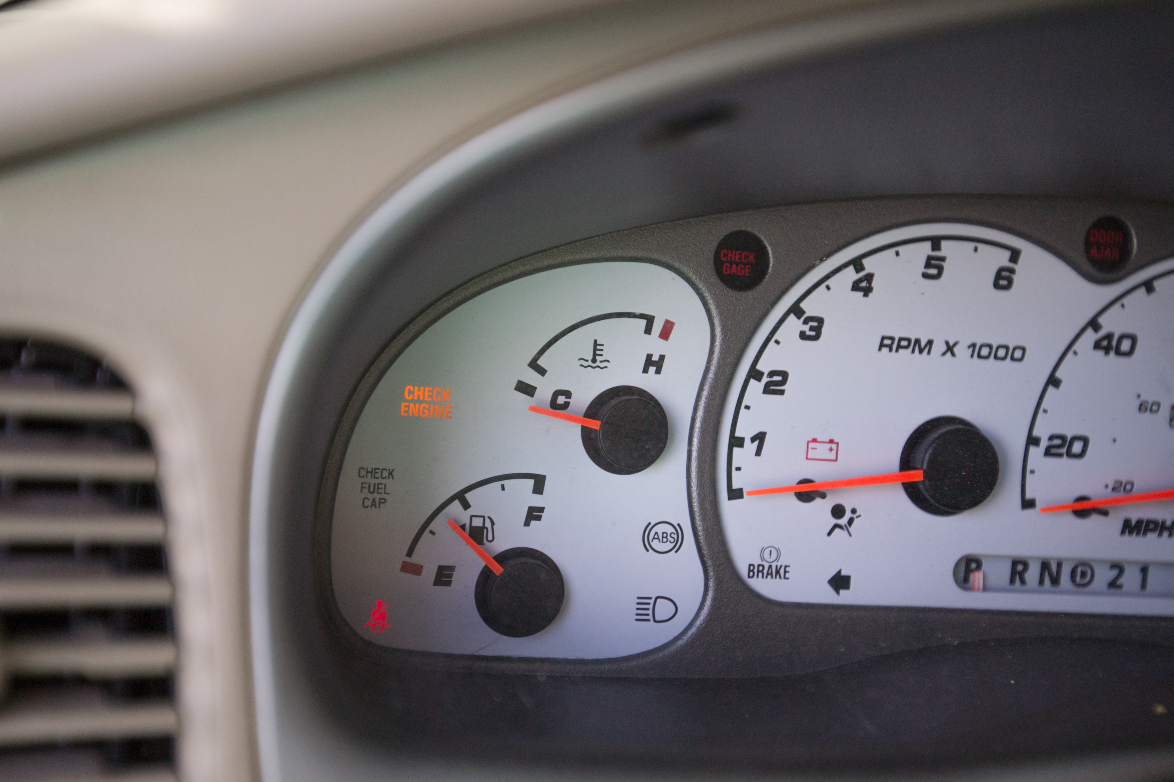 Check Engine Light on Dodge Caravan (with Pictures)