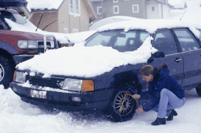 Snow Tires Vs. Tire Chains