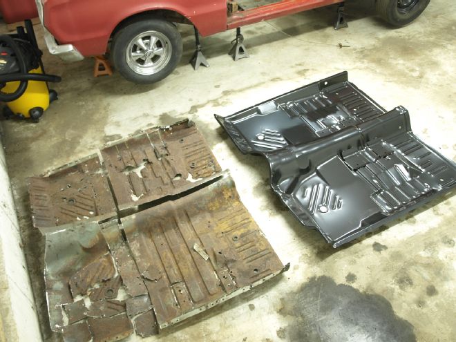 How To Replace The Floor In A Classic Mopar