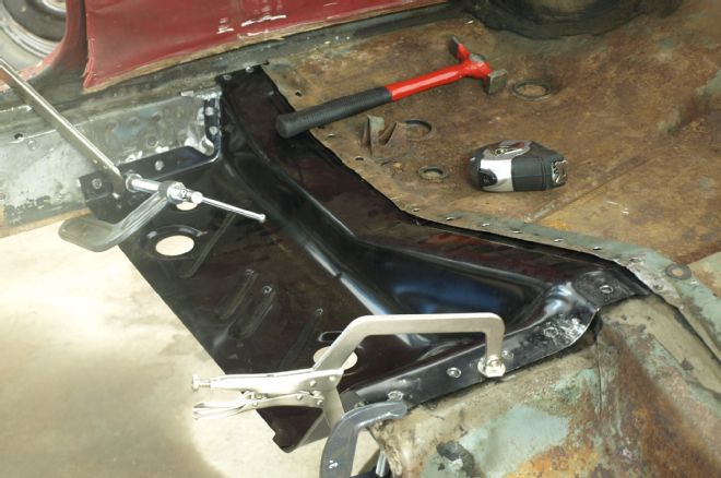 15 Mopar Floor Pan Mock Up