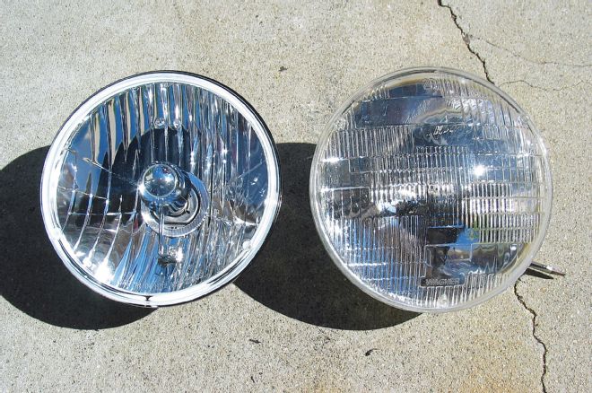 1968 Chevrolet C10 Stock Headlight Vs Euro Headlight