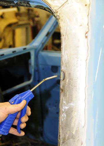 1967 Chevrolet C10 Tig Welding Cooled With Air Gun