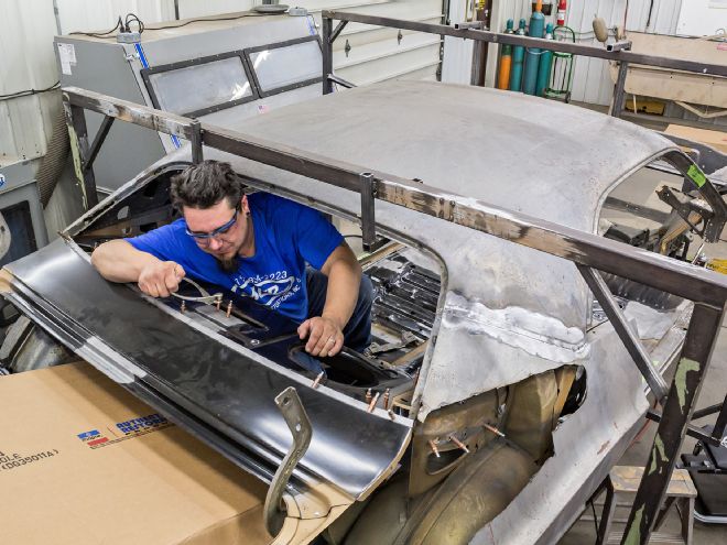 How To Repair A Rusty Package Tray & Filler Panel on a 1970 Dodge Challenger