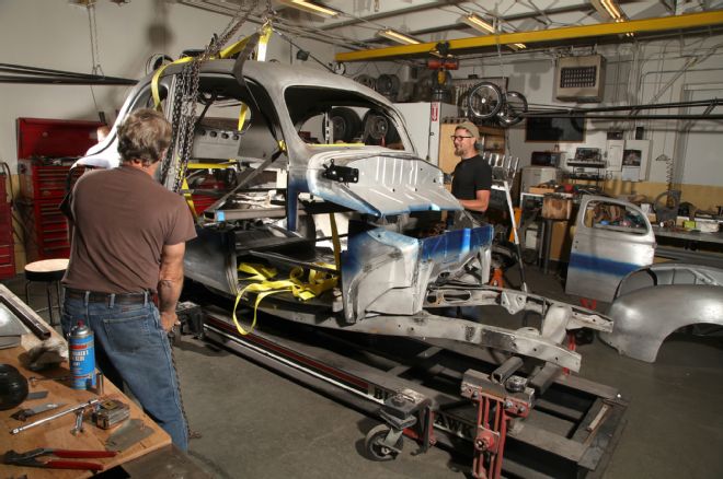 1940 Ford Coupe Sectioning Cowl Split In Two Lengthwise